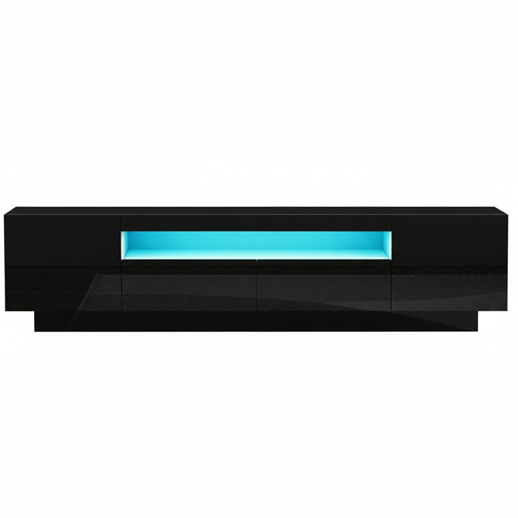 Artiss TV Unit Entertainment Unit Storage Drawer RGB LED 180cm Black