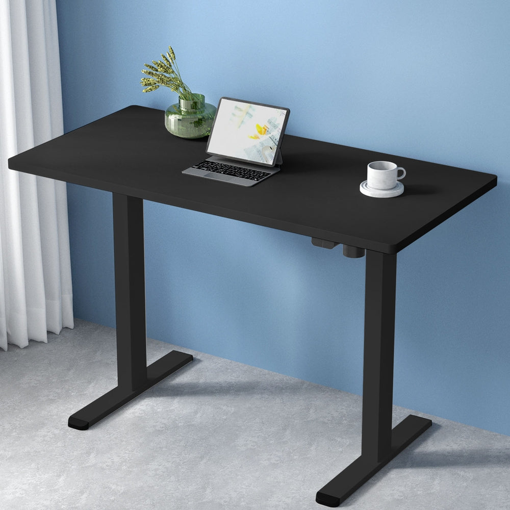 Artiss Standing Office Desk Motorised Black 140CM