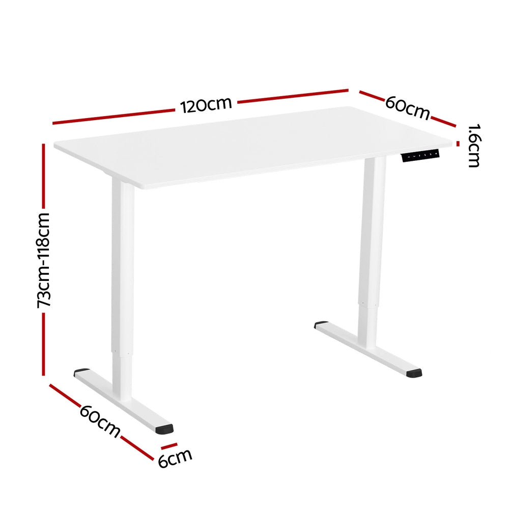 Artiss Electric Standing Office Desk Sit Stand Desks 120CM