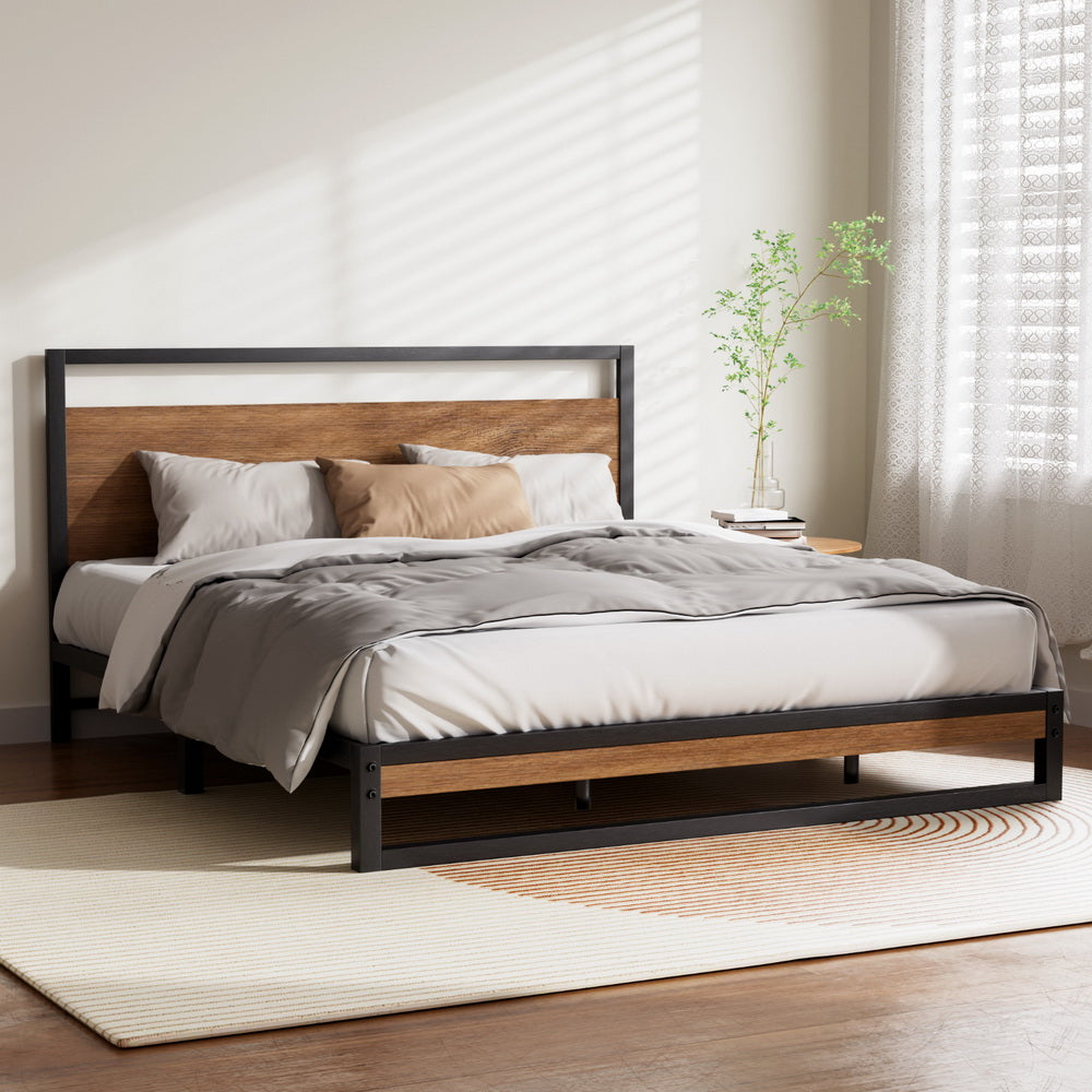 Artiss King Bed Frame King Size Metal Bed Frame DANE