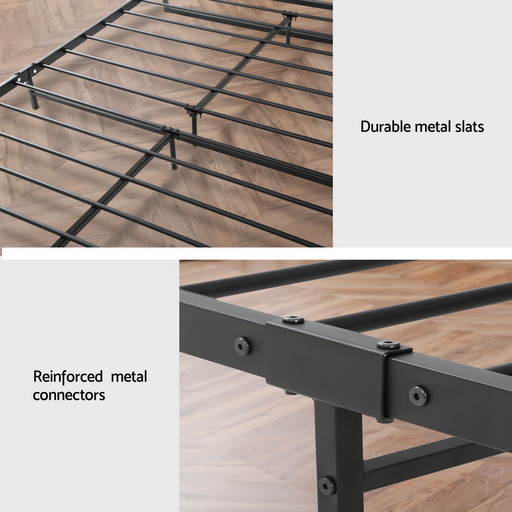 Artiss King Bed Frame King Size Metal Bed Frame DANE