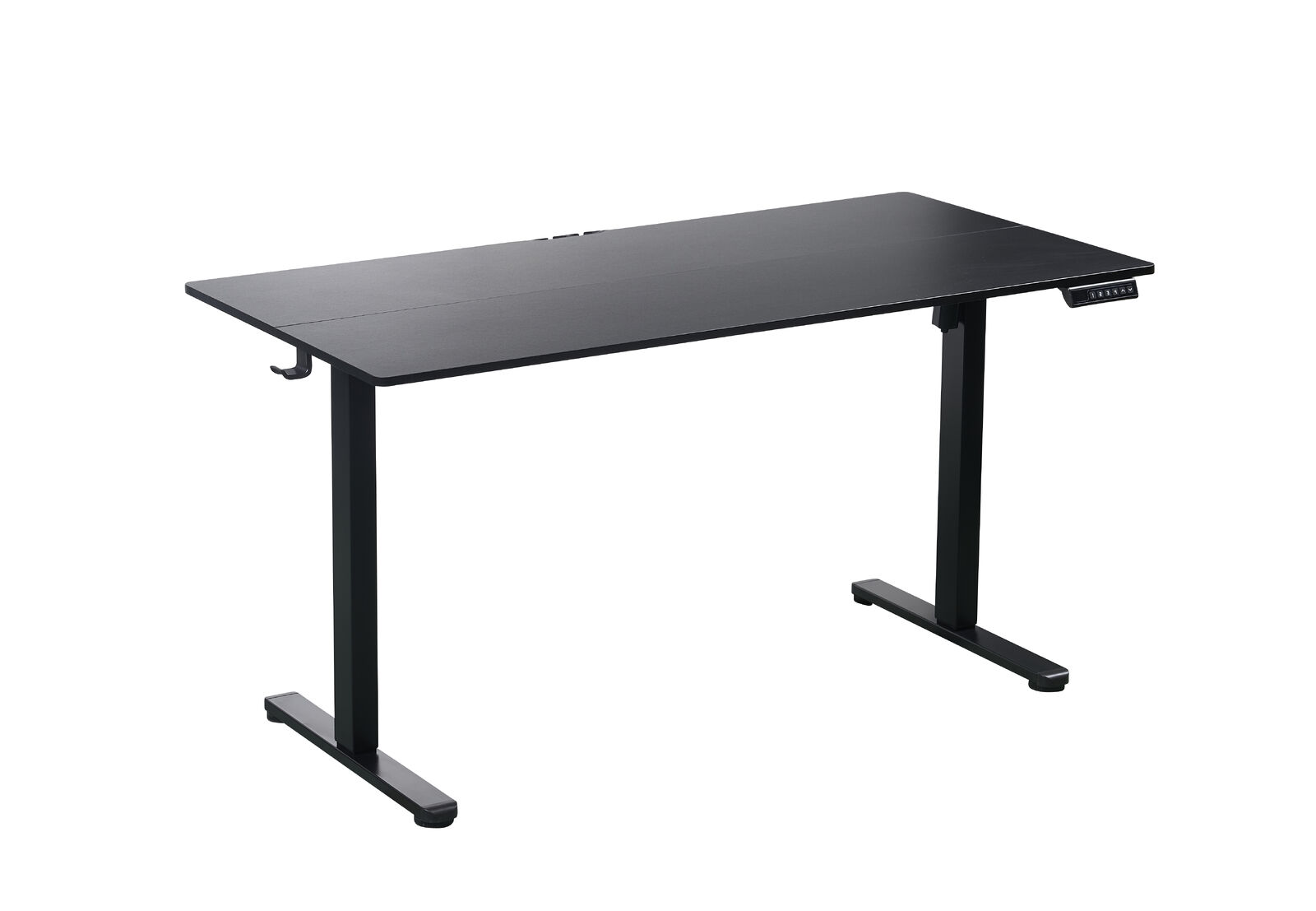 140 x 70cm Electric Standing Office Desk Height Adjustable Motorised Electric Sit Stand in Black