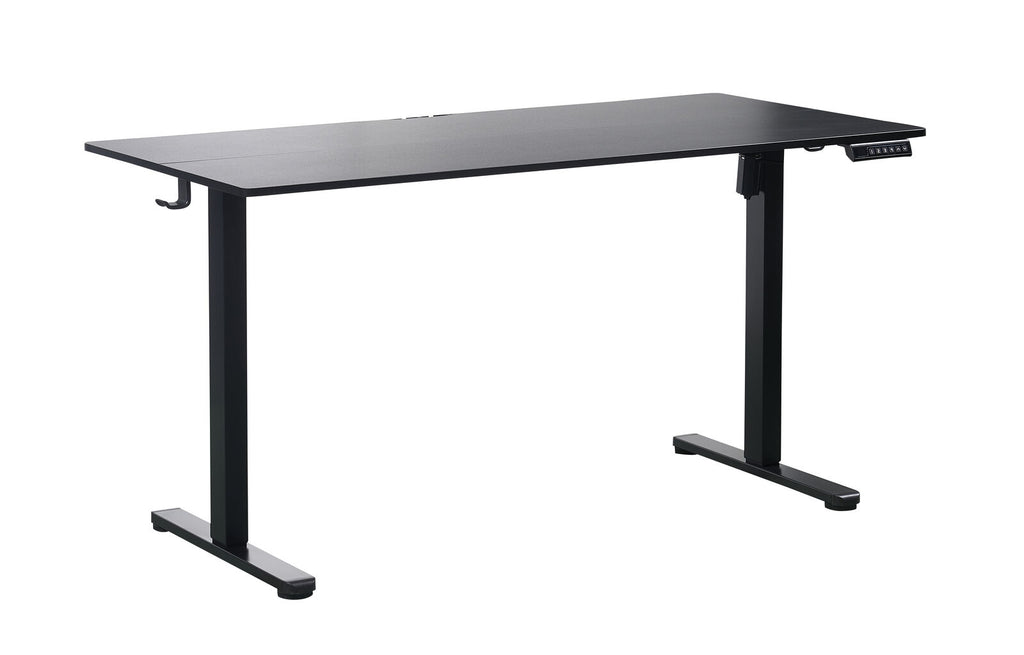 140 x 70cm Electric Standing Office Desk Height Adjustable Motorised Electric Sit Stand in Black