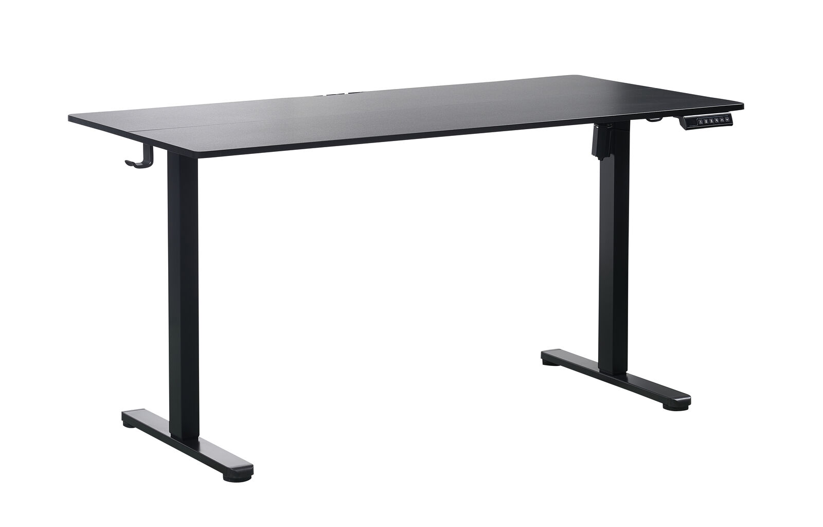 140 x 70cm Electric Standing Office Desk Height Adjustable Motorised Electric Sit Stand in Black