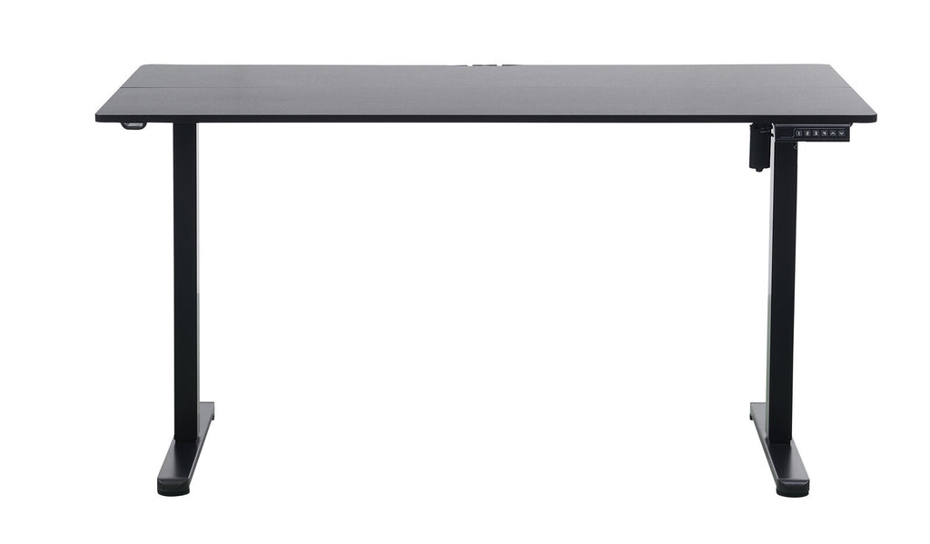 140 x 70cm Electric Standing Office Desk Height Adjustable Motorised Electric Sit Stand in Black