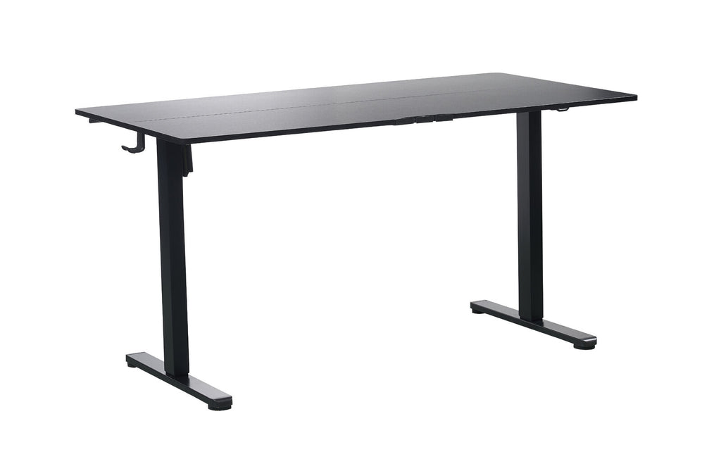 140 x 70cm Electric Standing Office Desk Height Adjustable Motorised Electric Sit Stand in Black