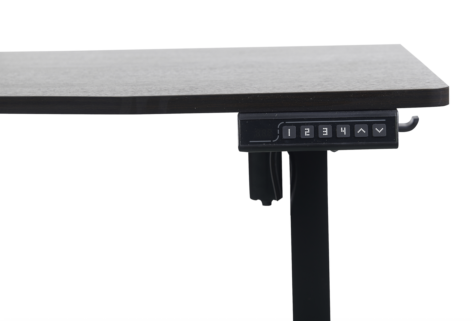 140 x 70cm Electric Standing Office Desk Height Adjustable Motorised Electric Sit Stand in Black