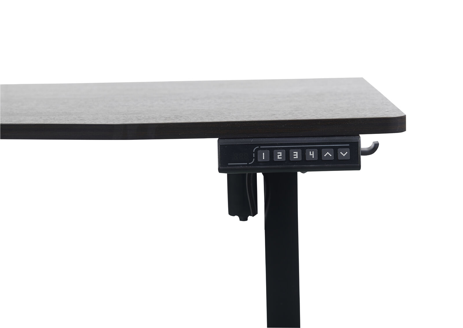 120 x 60cm Electric Standing Office Desk Height Adjustable Motorised Electric Sit Stand in Black